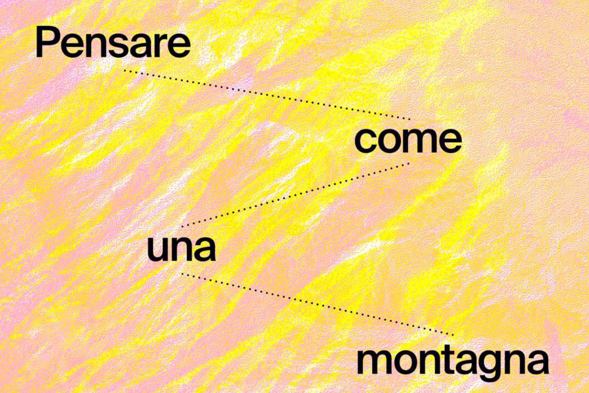 Form Group is a partner of Gamec Bergamo for the project Pensare Come Una Montagna