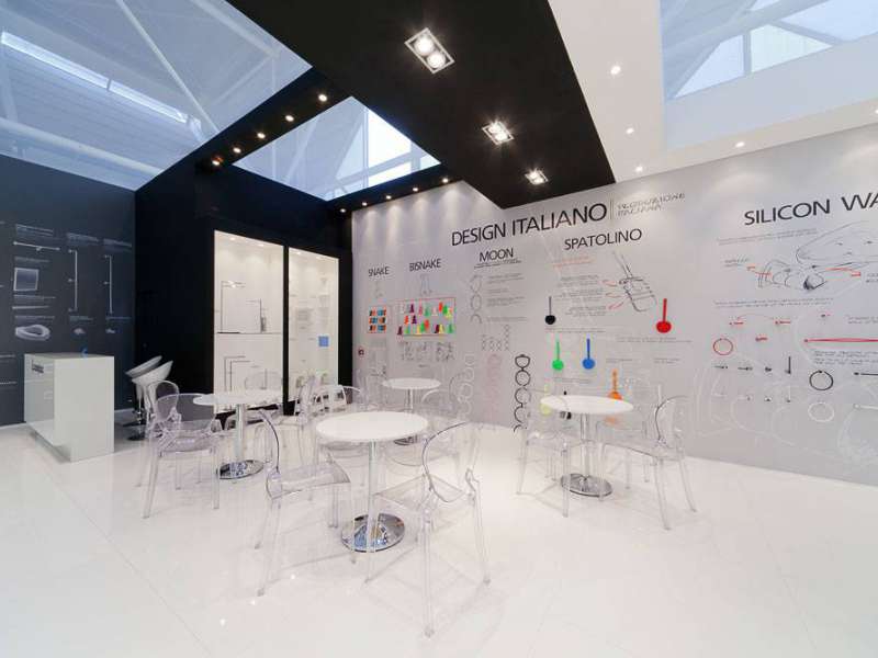 Ceramics Fair Setup at Cersaie Bologna