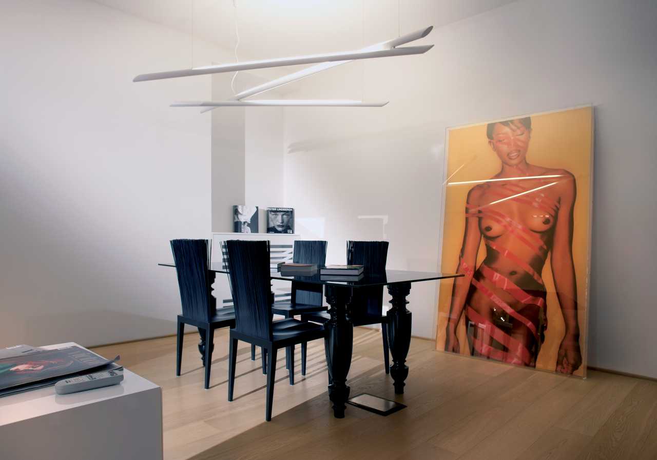 The choice of furnishings in the exhibition space The choice of furnishings in the exhibition space