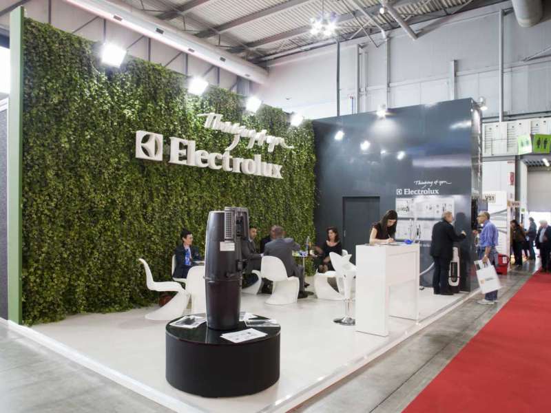 Trade Fair Setup for Electrolux Group at Mostra Convegno Expocomfort