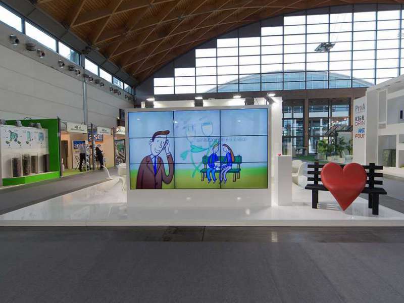 Ecomondo Trade Fair Setup In  Rimini For LGH Group Holding