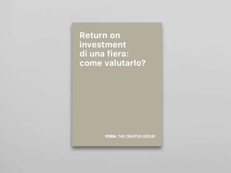 Return of investment of a trade show: how to evaluate it 