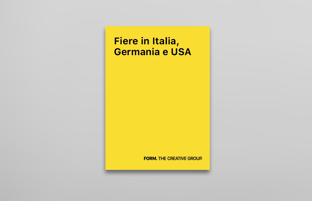 Trade shows in Italy, Germany and the USA Trade shows in Italy, Germany and the USA