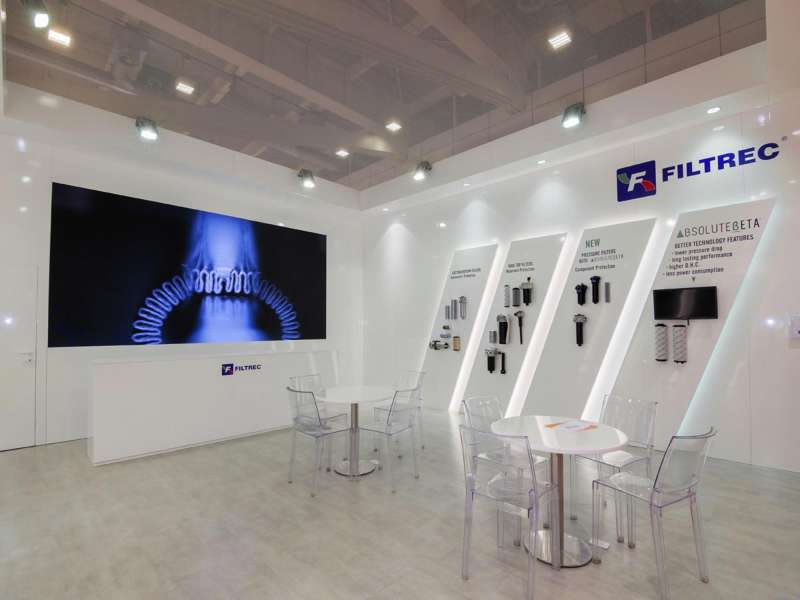 lacquered stands, fair exhibitors, lighting engineering, ledwall, set-up fairs