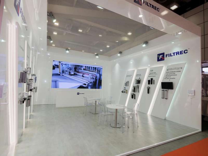 lacquered stands, fair exhibitors, lighting engineering, ledwall, set-up fairs