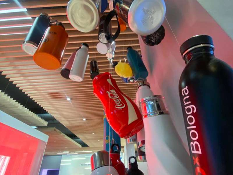 contract, videowall and interactive totem, customized stands and display cases, ledwall, form the creative group