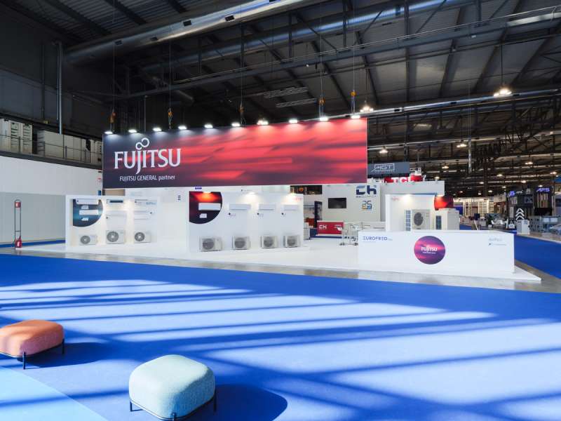 fair exhibitors, ledwall, form installations Milan, , display cases