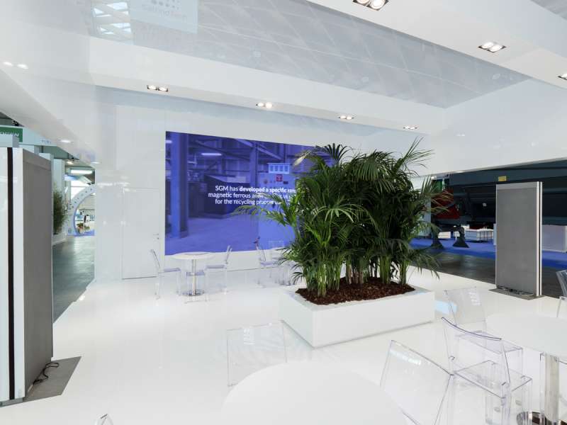 customized solutions, fairs in Italy, lacquered stands, , ledwall rental prices