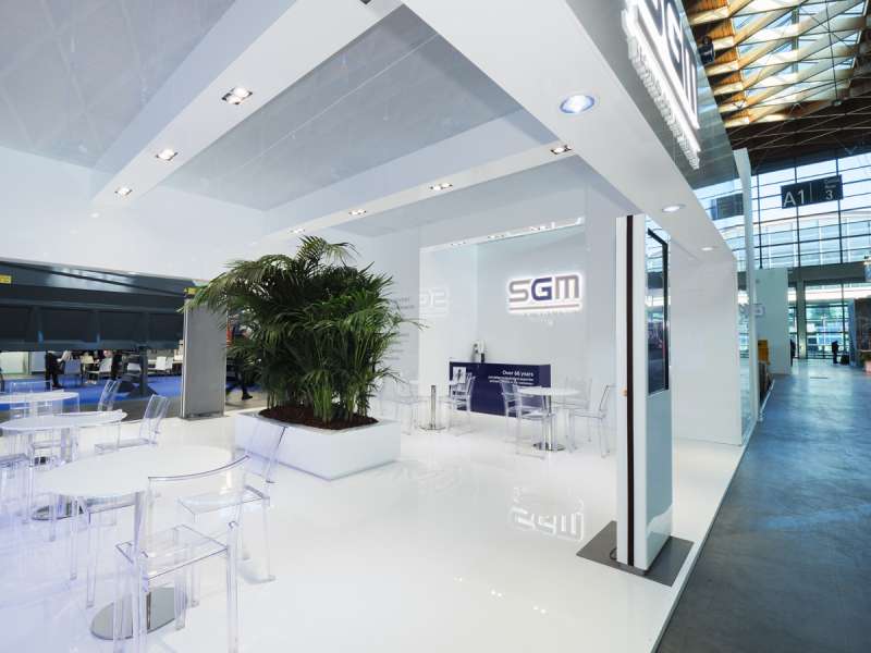 customized solutions, fairs in Italy, lacquered stands, , ledwall rental prices