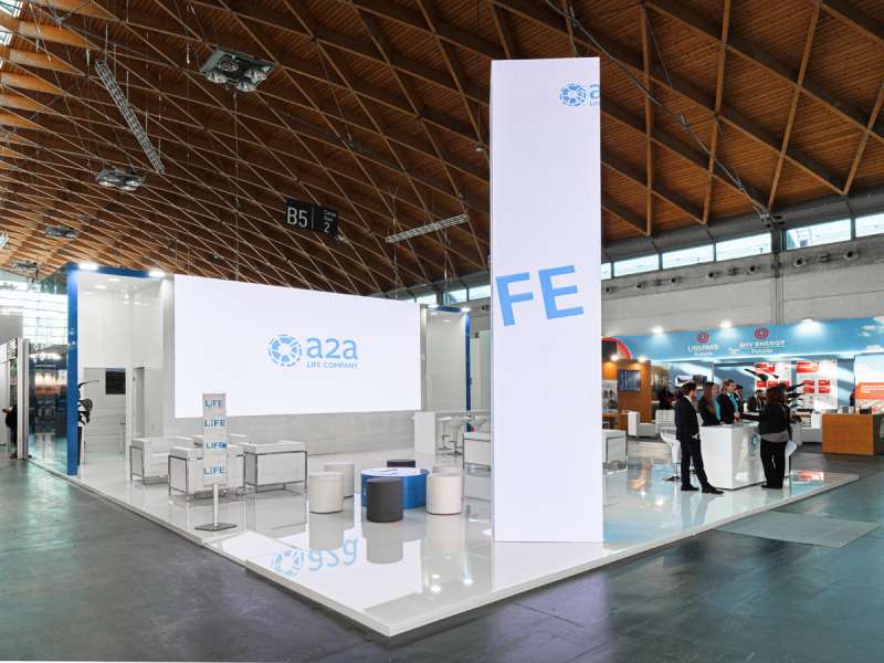 customized solutions, fairs in Italy, concept and design, ledwall