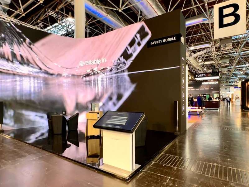 fairs abroad, virtual, customized exhibition stands, ledwall, immersive installation