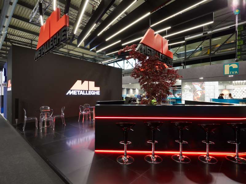 fair exhibitors, audio video system, interactive multimedia totem, ledwall, form installations Milan