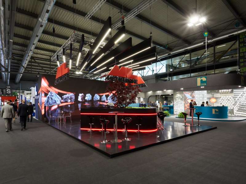 fair exhibitors, audio video system, interactive multimedia totem, ledwall, form installations Milan