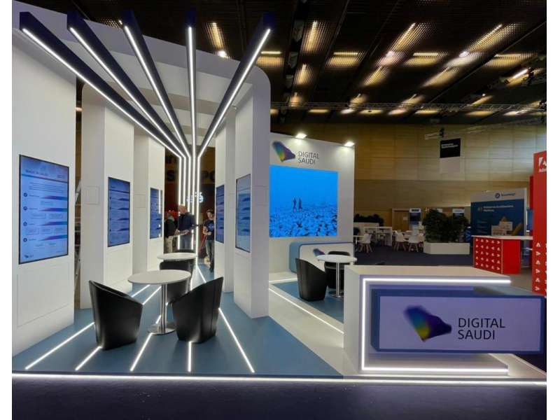 touch screen, videowall and interactive totem, lighting engineering, ledwall, exhibition set-up
