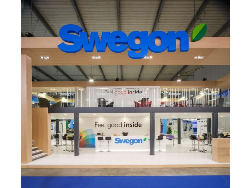 highly customized solutions, stand with mezzanine, made in Italy, 100% turnkey, exhibition stand builders