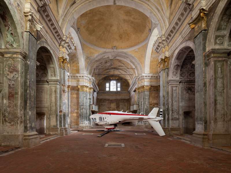 PAOLA PIVI EXHIBITION "A HELICOPTER UPSIDE DOWN" Fiera SAN CARLO CREMONA 